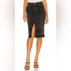 Citizens of Humanity Lauren Front Slit Midi Skirt